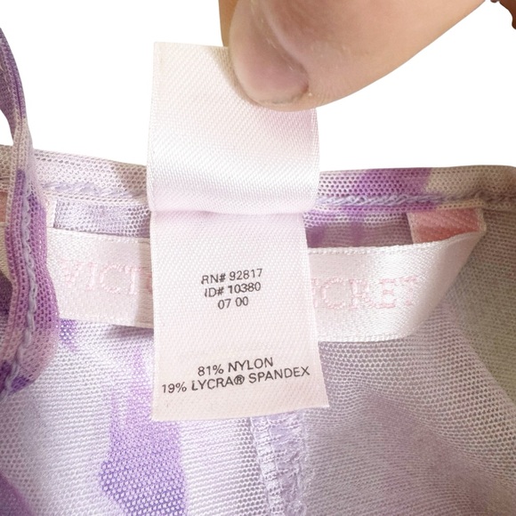 Victoria’s Secret Sheer Mini Slip Dress Y2K size L - Picture 6 of 7